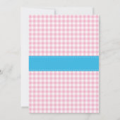 Pasen Verjaardag Uitnodiging voor Meisje (Achterkant)