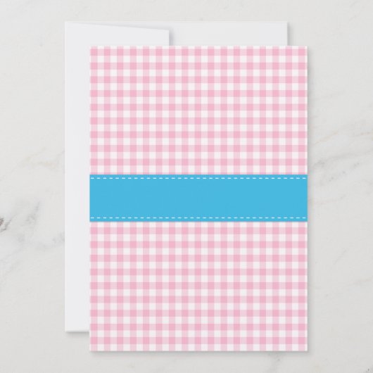 Pasen Verjaardag Uitnodiging voor Meisje (Achterkant)