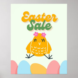 Pasen Verkoop Teken voor Winkels, Boutiques etc Poster