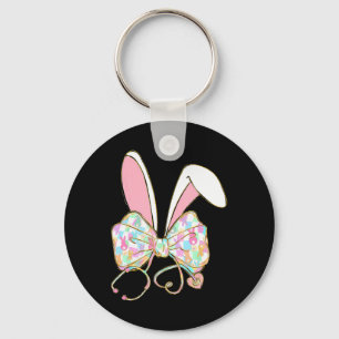 Pasen Verpleegster Coquette Strik Stethoscoop Koni Sleutelhanger