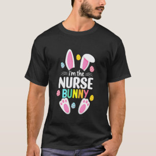Pasen Verpleegster Konijn Oren Verpleegster Paasei T-shirt