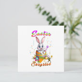 Pasen verrassing aankondiging (Staand voorkant)