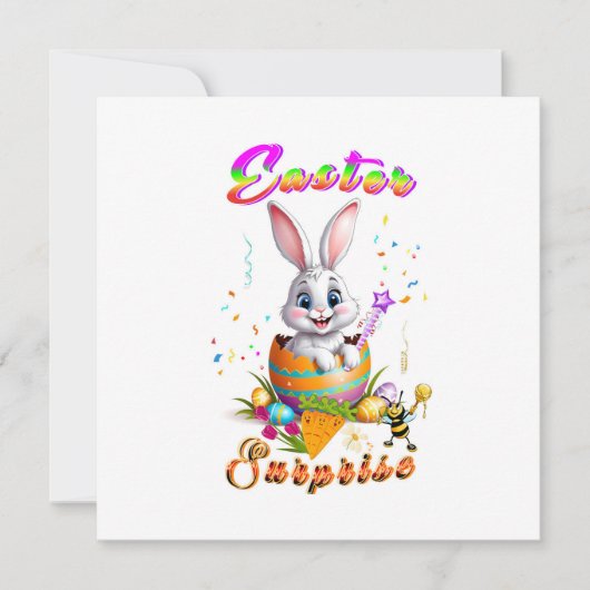 Pasen verrassing aankondiging (Voorkant)