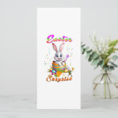 Pasen verrassing aankondiging (Staand voorkant)