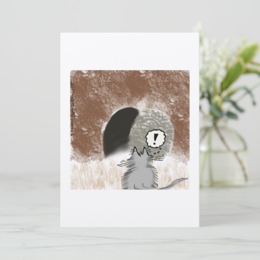 Pasen verrassing bedankkaart (Staand voorkant)