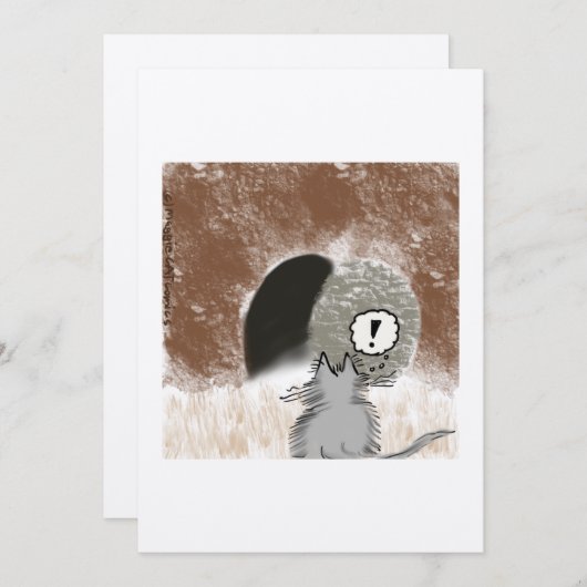 Pasen verrassing bedankkaart (Voorkant / Achterkant)