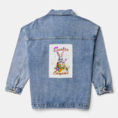 Pasen verrassing denim jacket (Achterkant)