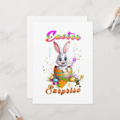 Pasen verrassing kaart (Voorkant / Achterkant in situ)