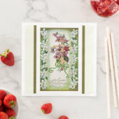 Pasen Verrijzenis Pascha Byzantijnse Kruisbloem Servet (Insitu)