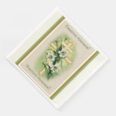 Pasen Verrijzenis Pascha Byzantijnse Kruisbloem Servetten (Hoek)