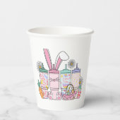 Pasen Vibes Papieren Bekers (Achterkant)