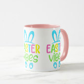 Pasen Vibes Pastel Mok (Voorkant rechts)