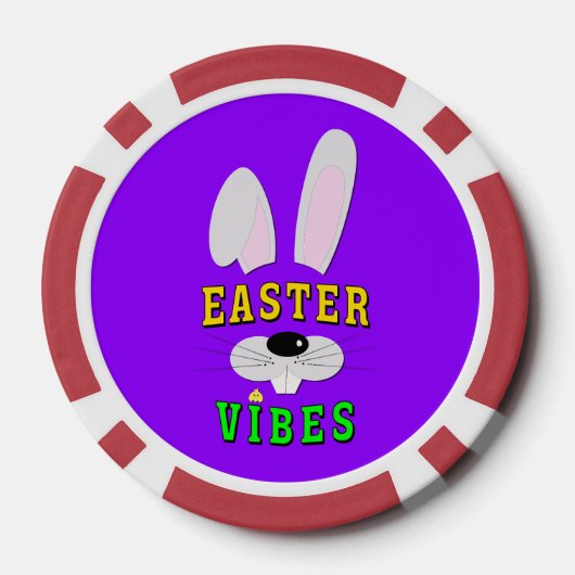 Pasen Vibes Poker Chips (Achterkant)