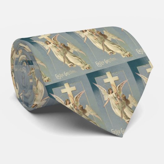  Pasen, Victoriaans Angels met een kruis Stropdas (Opgerold)