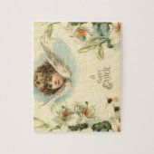 Pasen, Victoriaans Lily Flowers en Angel Legpuzzel (Verticaal)