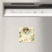  Pasen, Victoriaans Lily Flowers en Angel Magneet (Insitu (Vaatwasser))