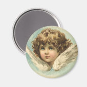  Pasen, Victoriaans Lily Flowers en Angel Magneet (Voorkant / Achterkant)