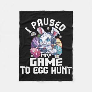 Pasen Videospel Shirt Kinderen Ik Pauzeerde Mijn G Fleece Deken