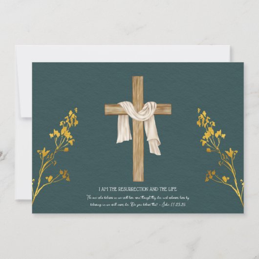 Pasen vieren, Brunch, Traditioneel katholiek Kaart (Achterkant)