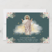 Pasen vieren, Brunch, Traditioneel Katholiek Kaart (Achterkant)