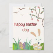 Pasen vieren: een dag van vreugde en vernieuwing kaart (Achterkant)