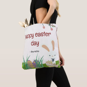 Pasen vieren: een dag van vreugde en vernieuwing tote bag