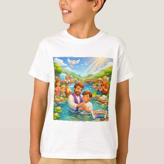 Pasen vieren — Parables4Kids.com T-shirt (Voorkant)