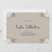 Pasen viering, Brunch, Traditioneel Katholiek Kaart (Voorkant)