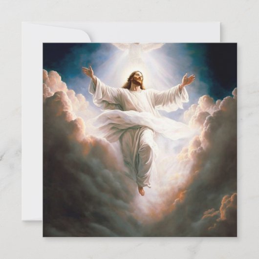 Pasen viering Jezus Feestdagenkaart (Voorkant)