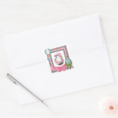 Pasen Vierkante Sticker (Envelop)