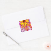 Pasen Vierkante Sticker (Envelop)