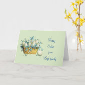 Pasen Vintage Kaart (Gele Bloem)