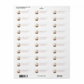 Pasen Vogels Retour Adreslabels Etiket (Full Sheet)