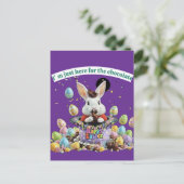 Pasen voor Chocolade Liefhebbers Briefkaart (Staand voorkant)