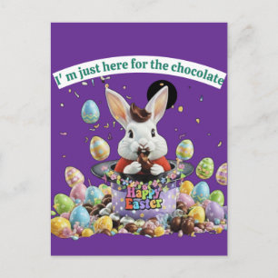 Pasen voor Chocolade Liefhebbers Briefkaart
