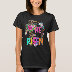 Pasen voor Christelijke tieners mam Hij is gerezen T-shirt