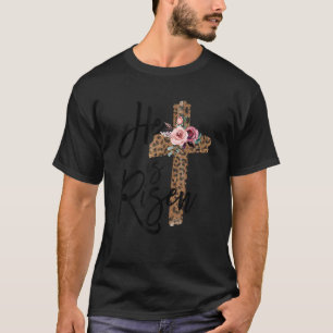 Pasen voor Christelijke tieners mam Hij is gerezen T-shirt