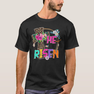 Pasen voor Christelijke tieners mam. Hij is Risen  T-shirt