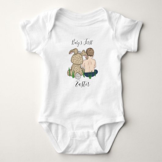 Pasen voor de baby romper (Voorkant)