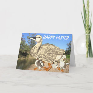 Pasen voor eenden en Baby Feestdagen Kaart