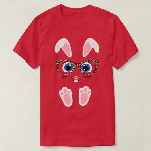 Pasen voor kinderen Pasen voor vrouwen Bunny Sungl T-shirt (Design voorkant)