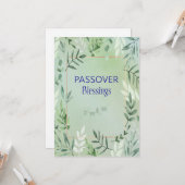 Pasen voor kleindochter met kinderen kaart (Voorkant / Achterkant in situ)