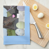 Pasen voor Pony en paarden Theedoek (Quarter Fold)