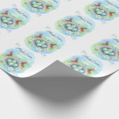 Pasen Watercolor Kaart Cadeaupapier (Hoek)