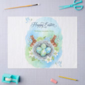Pasen Watercolor Kaart Tissuepapier (Craft)