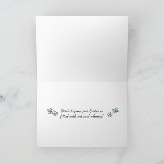 Pasen Waterverf 2 grillige vogels Kaart (Binnen)