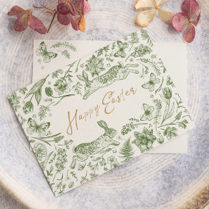  Pasen Waterverf Flat Holiday Kaart