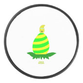 Pasen Wensen Hockey Puck (Voorkant)