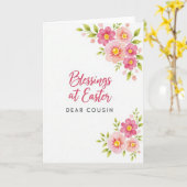 Pasen Wensen Neef Kaart (Gele Bloem)