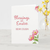 Pasen Wensen Neef Kaart (Gele Bloem)